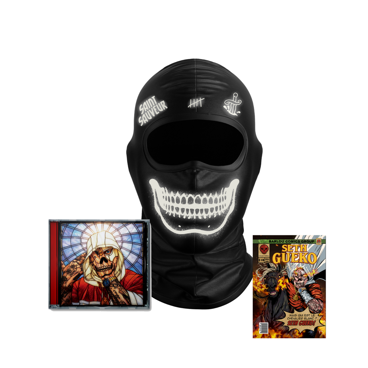 CD + SKIMASK + BD | SAINT SAUVEUR RÉÉDITION DÉDICACÉE