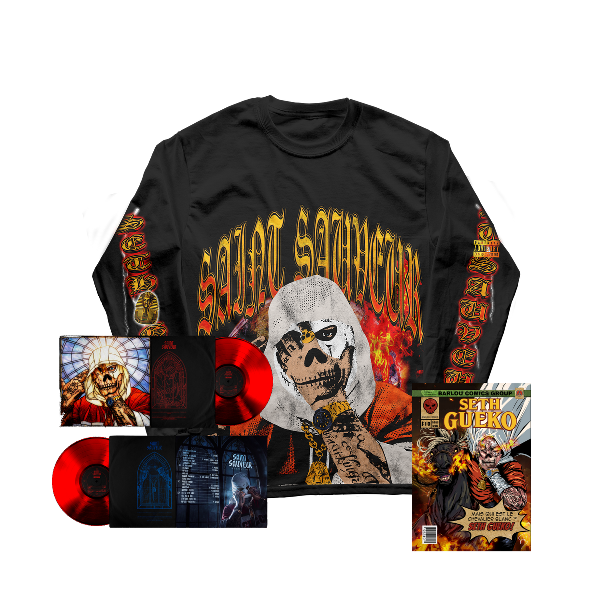 VINYLE + LONGSLEEVE + BD | SAINT SAUVEUR RÉÉDITION DÉDICACÉE