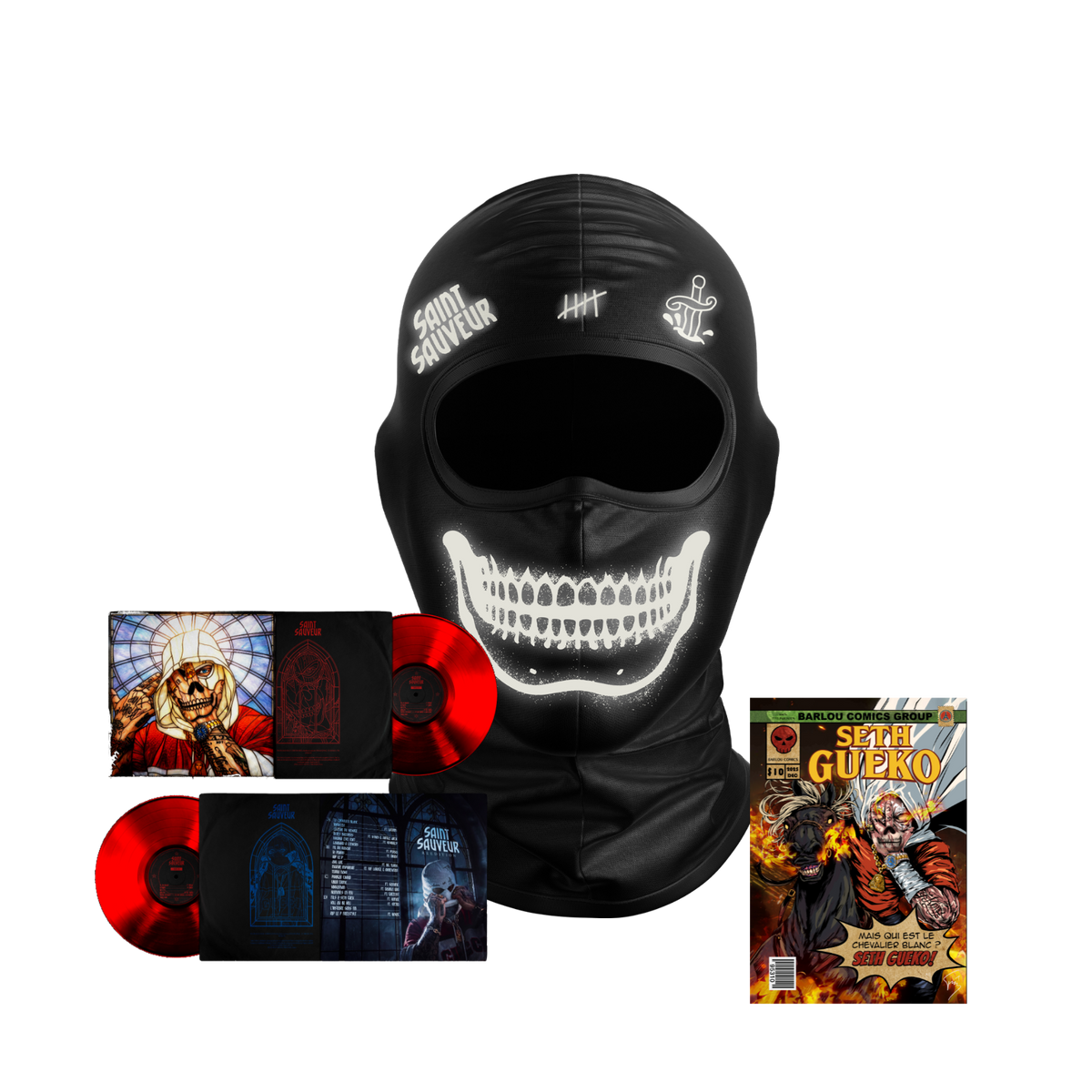 VINYLE + SKIMASK + BD | SAINT SAUVEUR RÉÉDITION DÉDICACÉE